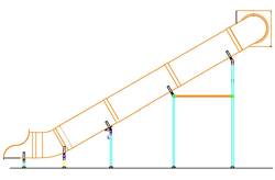 hook tube slide drawing