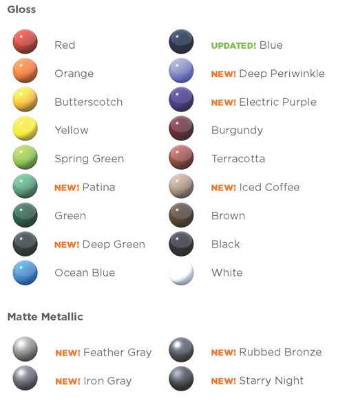 playground equipment colors - metals