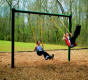 single bar swing set