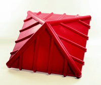 ribbed roof top for playground 