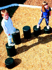 playground step climber