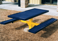pedestal picnic table
